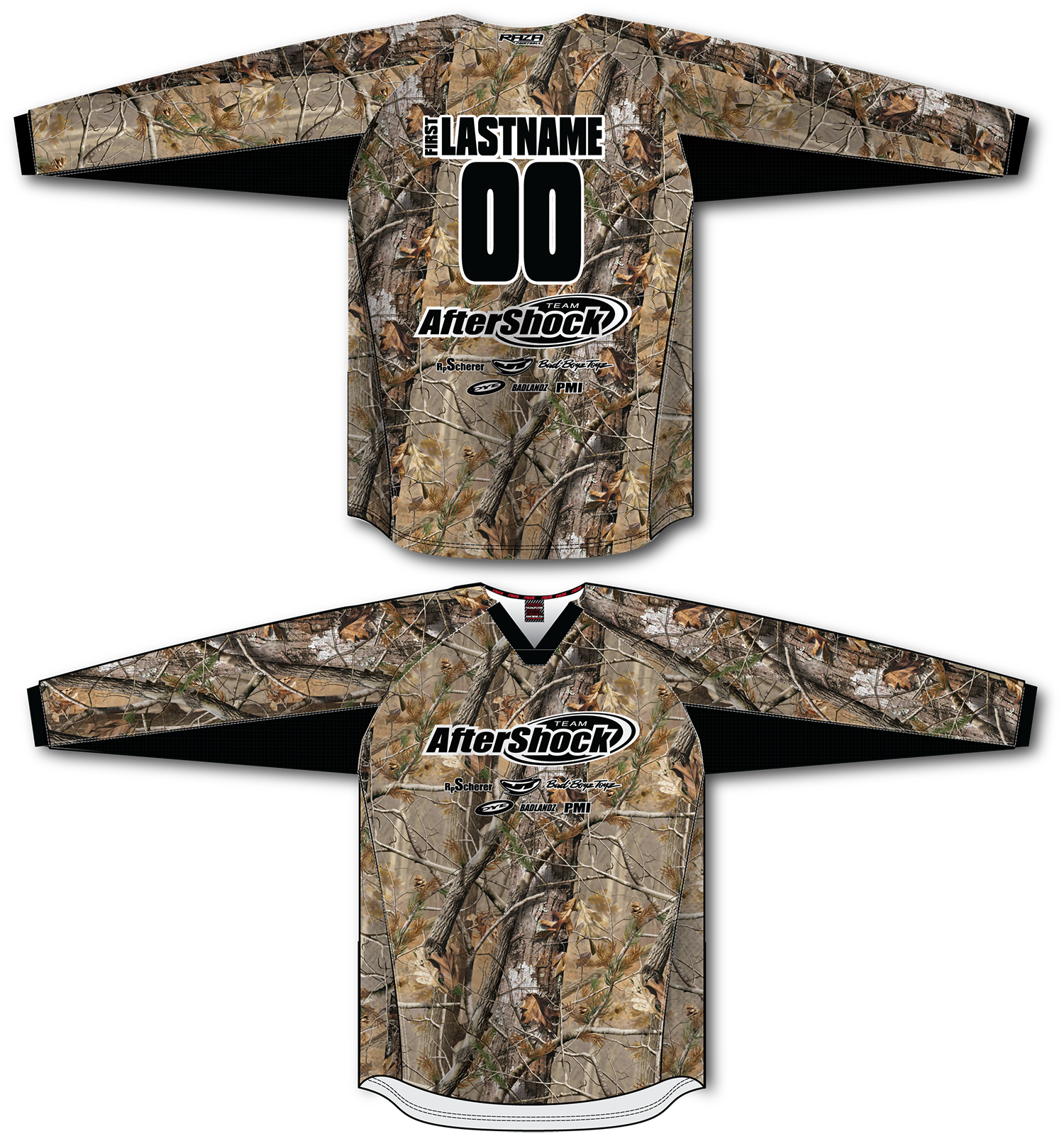 Aftershock Camo Throwback Jersey