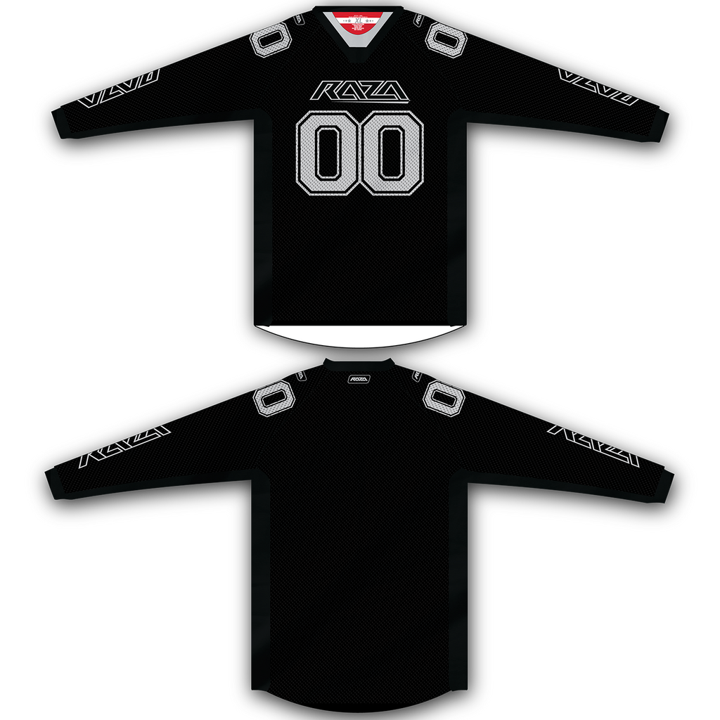 Black Silver TM2 Jersey - RazaLife - TM2 Jersey - RazaLife - RazaLife - paintball - custom - jerseys - sports - uniforms - woodsball - softball - baseball - basketball - soccer