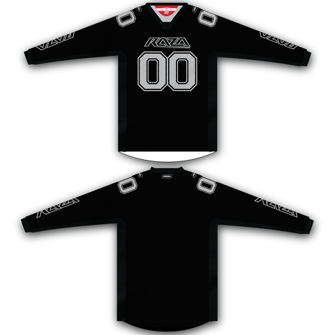 Black Silver TM2 Jersey - RazaLife - TM2 Jersey - RazaLife - RazaLife - paintball - custom - jerseys - sports - uniforms - woodsball - softball - baseball - basketball - soccer