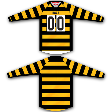 Yellow Black Stripe Jersey